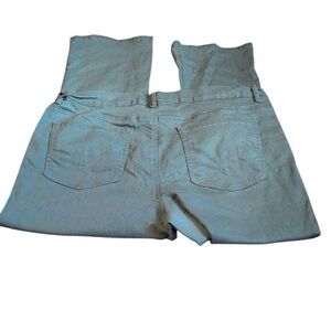 DG2 by Diane Gilman Jeans Women s size 18WP Green Cropped Denim Jeans Pockets